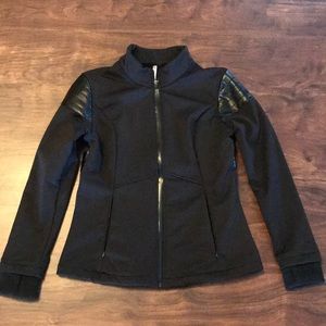 Fabletics faux leather jacket